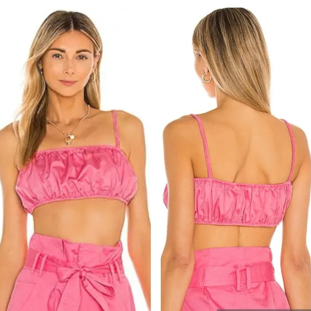 MIKOH Taiyo Top in Pink, SIZE 1 US SMALL